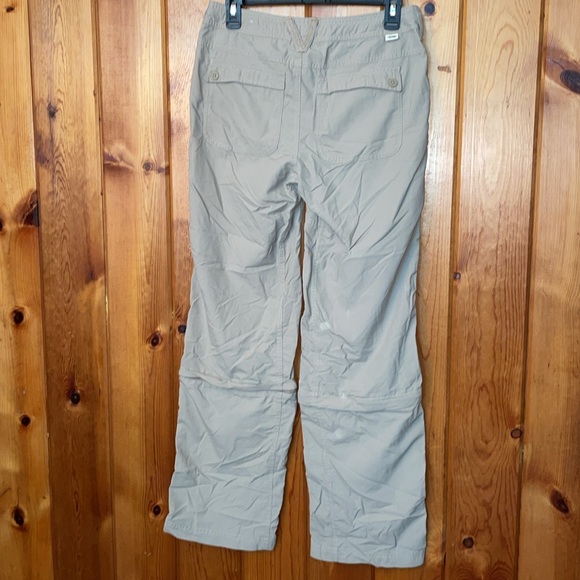 The north face tactical outdoor pants tan cream colored size 2 unzip pants - Picture 6 of 9